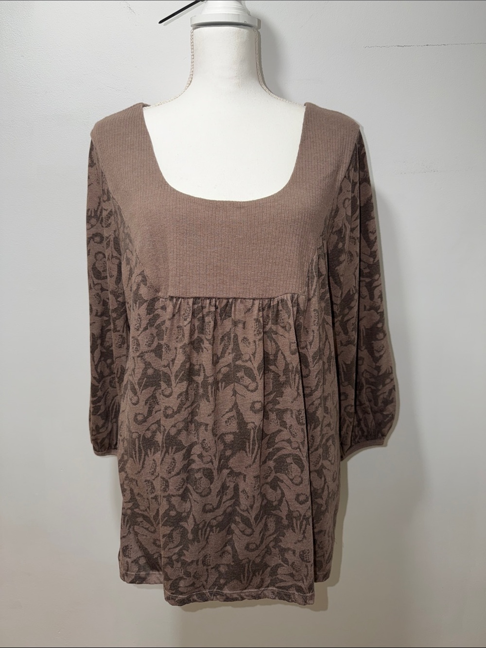 Old Navy Vintage Y2K 90s Floral Square Neck Flowy Top Size XL Retro BRATZ Girly